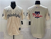 Men's Philadelphia Phillies Team Big Logo Cream Gothic Vapor Limited Stitched Jersey,baseball caps,new era cap wholesale,wholesale hats